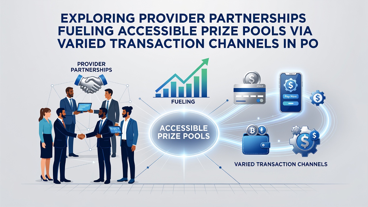 Diagram showing multiple transaction channels feeding into a central prize pool within portable entertainment systems
