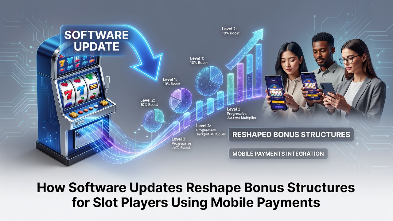 Mobile slot interface displaying updated bonus indicators tied to digital wallet transactions
