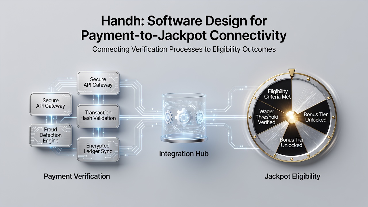 Backend dashboard view of payment verification logs linked to jackpot eligibility flags in casino software