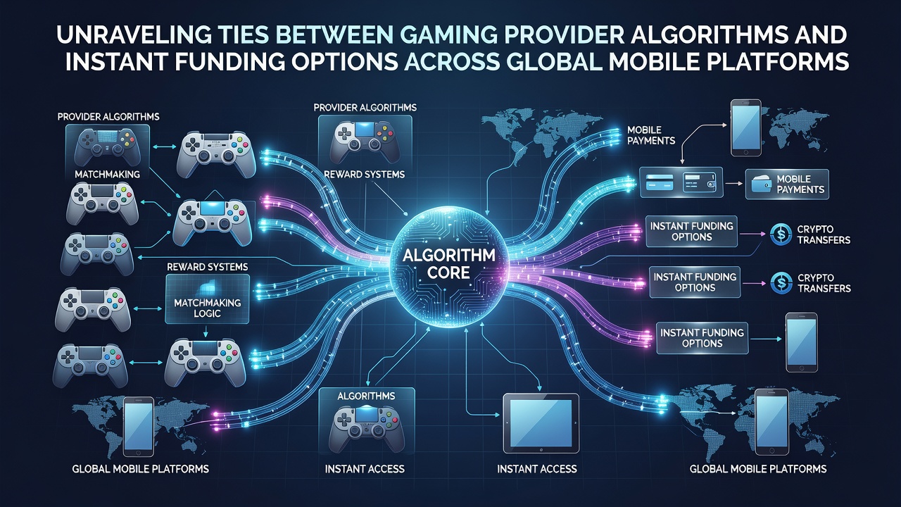 Mobile gaming interface displaying real-time funding options integrated with provider algorithms